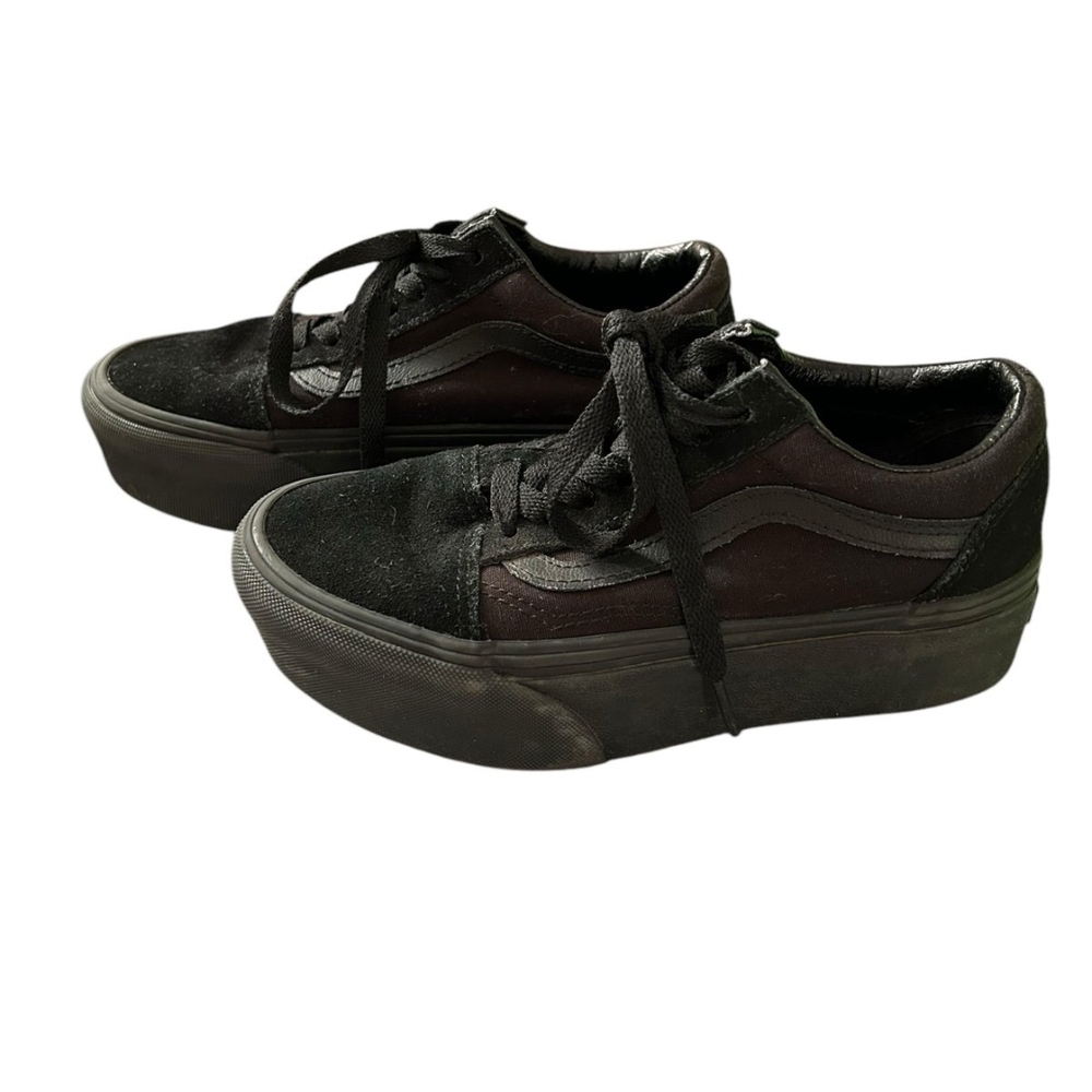 Black Platform Sneakers
